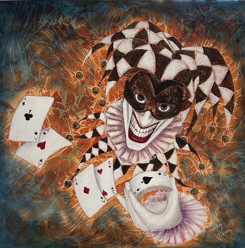 The Joker di Annika Eliasson, Pittura in vendita su Singulart