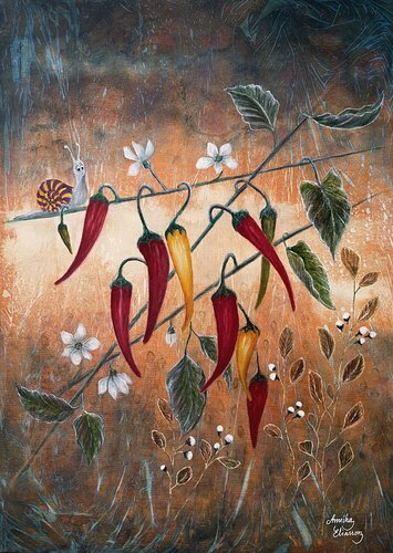 Hot Chili van Annika Eliasson, Schilderij te koop op Singulart