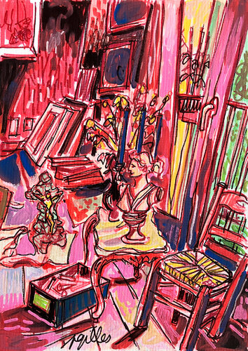 LE BUSTE van Gilles Pierre, Schilderij te koop op Singulart