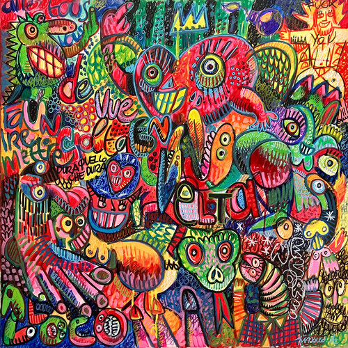 De vuelta en vuelta van Gilles Pierre, Schilderij te koop op Singulart