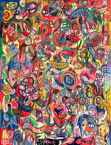 LOVE IS NOT IN THE AIR van Gilles Pierre, Schilderij te koop op Singulart