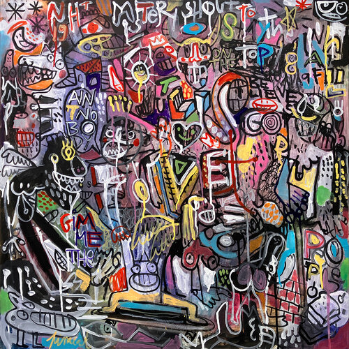 GOD IS LOVE van Gilles Pierre, Schilderij te koop op Singulart