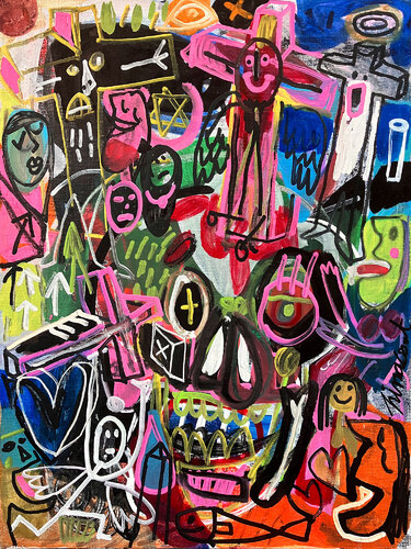 Evangile de LUC 23.40 di Gilles Pierre, Pittura in vendita su Singulart