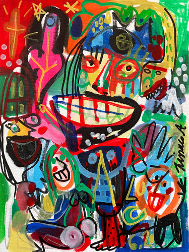 Evangile de LUC 6.20/21/22 by Gilles Pierre, 회화 for Sale on Singulart