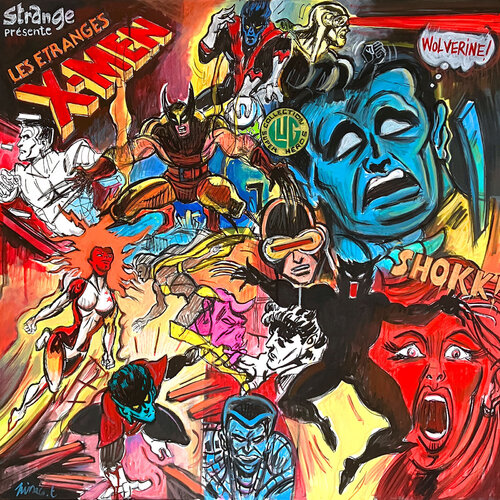 Les étranges X-MEN by Gilles Pierre, Painting for Sale on Singulart