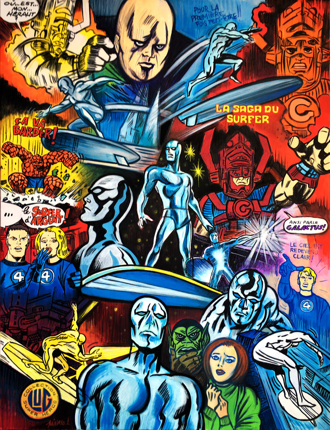 La saga du surfer d'argent / silver surfer Gilles Pierre
