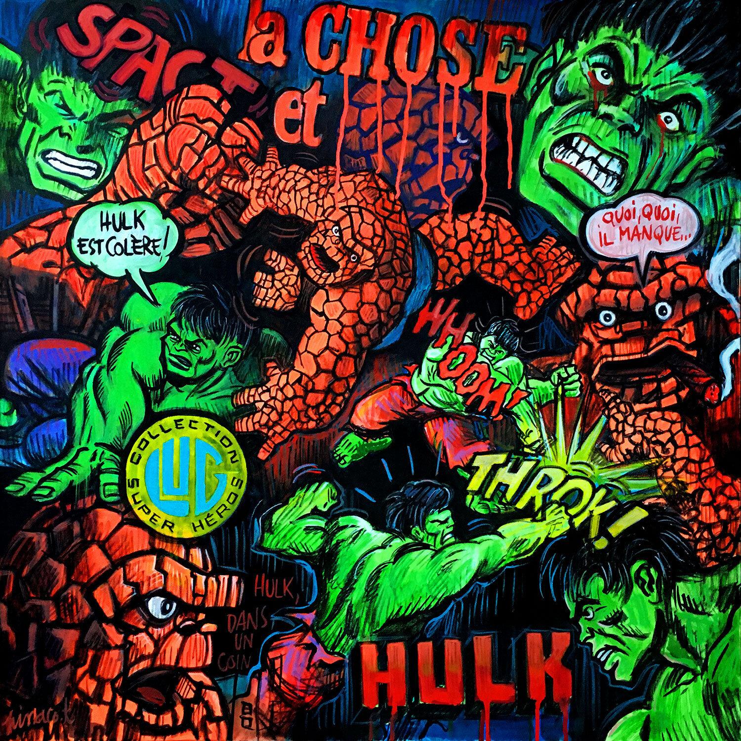 La chose et hulk - The thing vs Hulk Gilles Pierre