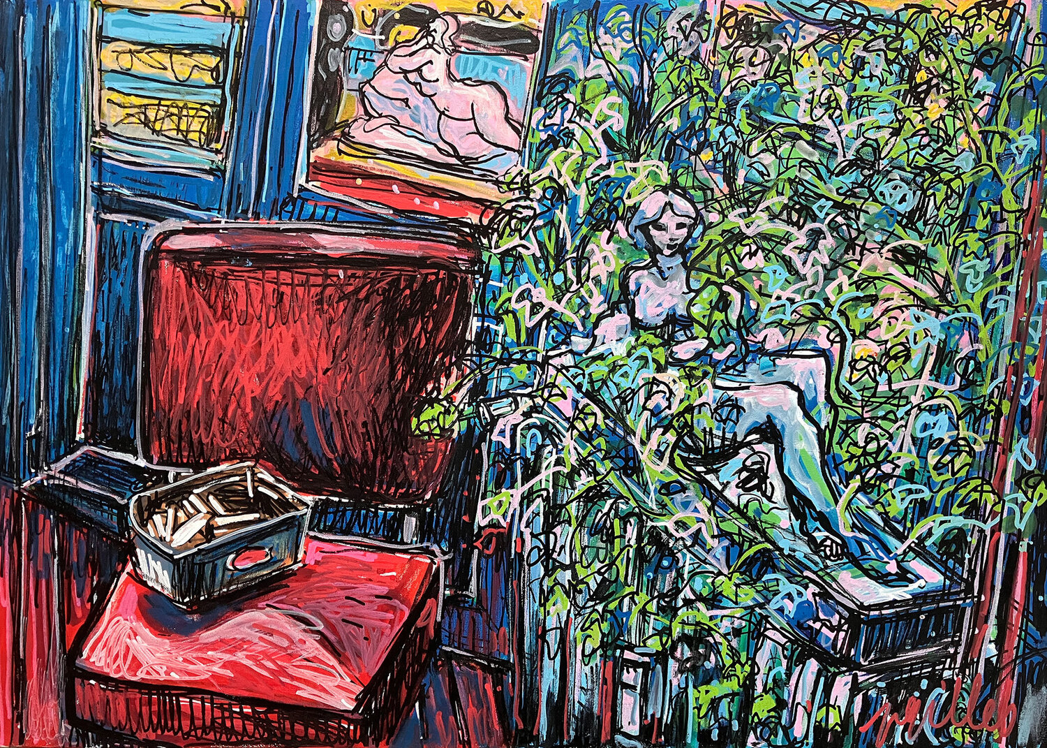 Le fauteuil rouge Gilles Pierre