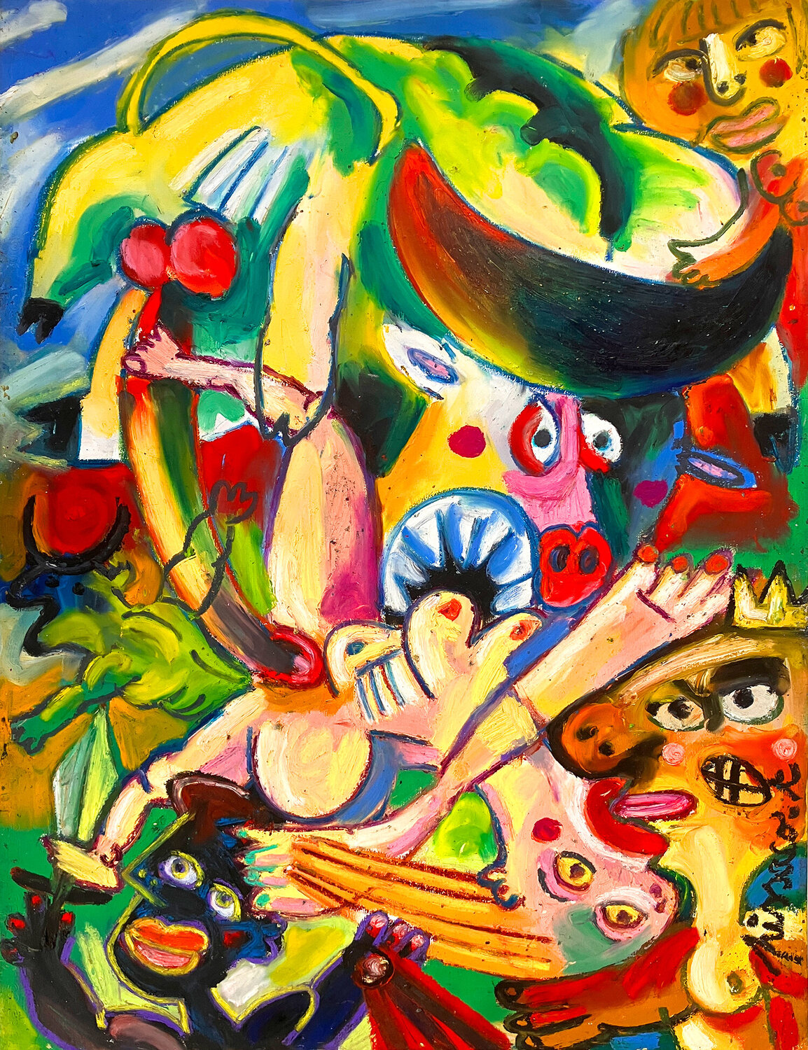 PASIPHAÉ ou la naissance du minotaure Gilles Pierre Werk auf Papier zu verkaufen