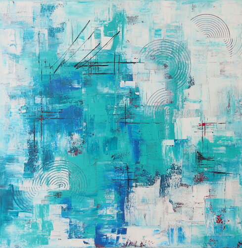 in motion van Volker Vieregg, Schilderij te koop op Singulart