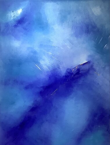 blue motion III di Volker Vieregg, Pittura in vendita su Singulart