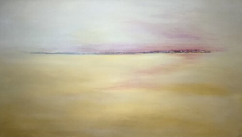 minimal landscape opus 8_morgenröte by Volker Vieregg, Painting for Sale on Singulart