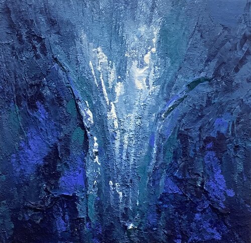 blue-3 by Volker Vieregg, Painting for Sale on Singulart