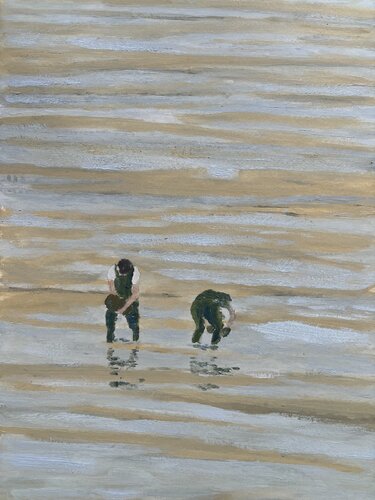 Fin de pêche à l’Ile de Ré di Bertrand De Saint Germain, Pittura in vendita su Singulart