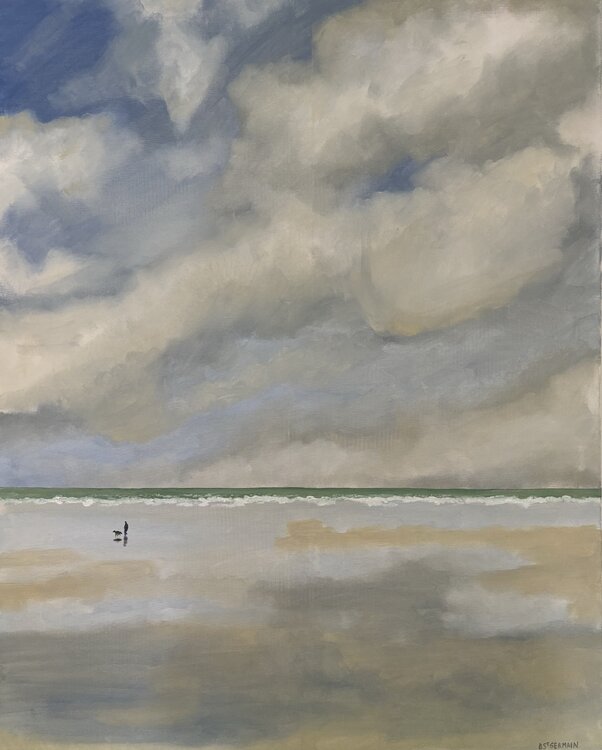 Nuage et vent à Ault Bertrand De Saint Germain