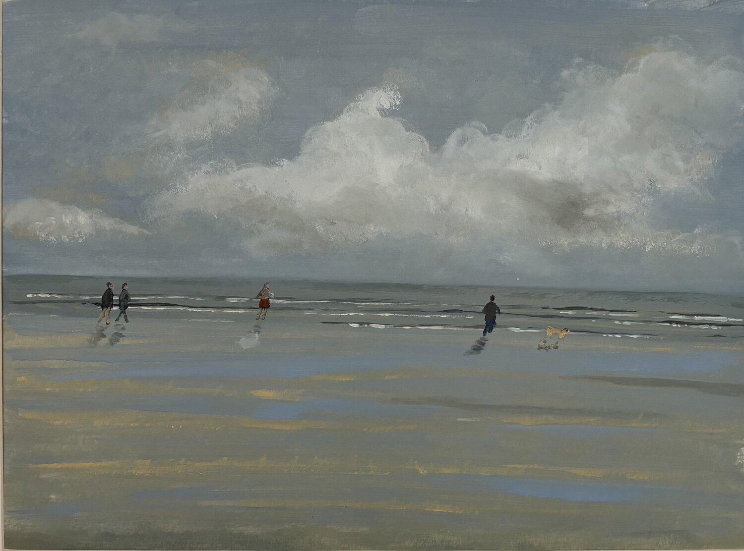 Marcheurs à marée basse de Bertrand De Saint Germain (2025