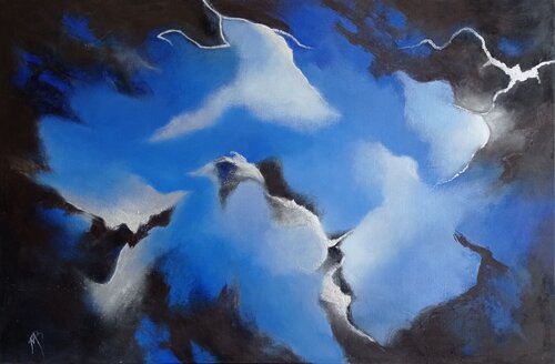 Nuages van Marité Bouis, Schilderij te koop op Singulart
