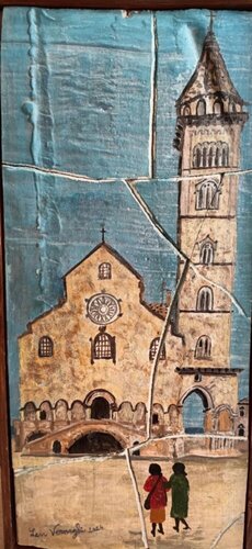 Cattedrale di Trani (Puglia) van Len Vernaghi, Schilderij te koop op Singulart