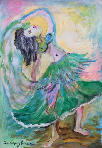 Studio n°1 BALLERINA DEL VENTRE by Len Vernaghi, Work on Paper for Sale on Singulart