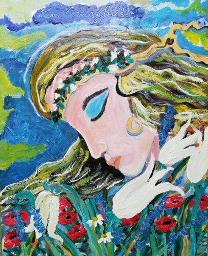 LA SPOSA DEL VENTO van Len Vernaghi, Schilderij te koop op Singulart