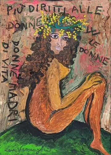 INNO ALLA DONNA van Len Vernaghi, Schilderij te koop op Singulart