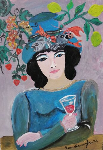 Gastarea. La decima Musa di Len Vernaghi, Pittura in vendita su Singulart