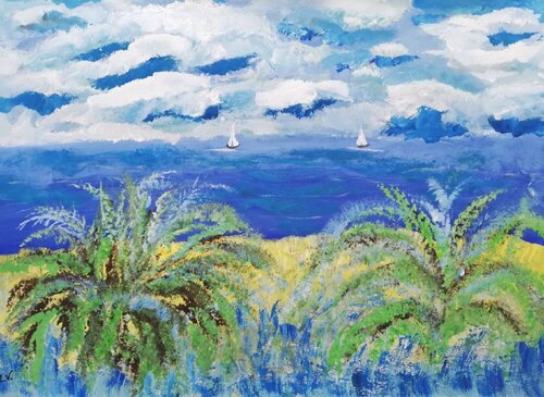 Paesaggio marino Len Vernaghi