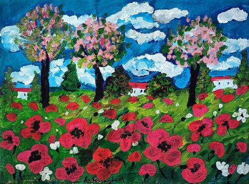 PRIMAVERA von Len Vernaghi, Malerei kaufen auf Singulart