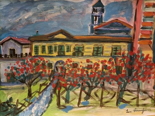 Paesaggio vastese van Len Vernaghi, Werk op papier te koop op Singulart