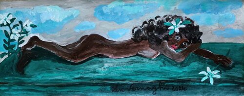 LA VENERE NERA von Len Vernaghi, Werk auf Papier kaufen auf Singulart