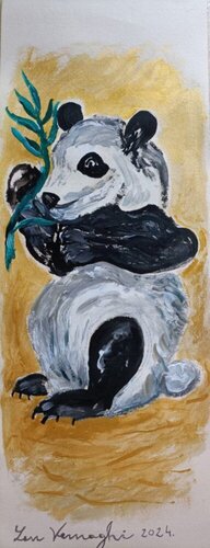 IL PANDA von Len Vernaghi, Werk auf Papier kaufen auf Singulart
