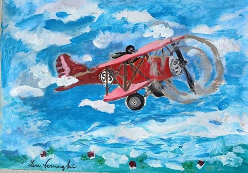 IN VOLO di Len Vernaghi, Opera su carta in vendita su Singulart