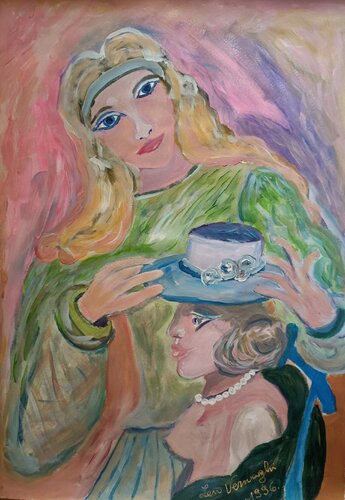 STUDIO DI PROVA DEL CAPPELLO di Len Vernaghi, Opera su carta in vendita su Singulart