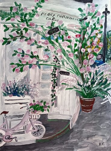 PeggyPorschen (Londra) di Len Vernaghi, Pittura in vendita su Singulart