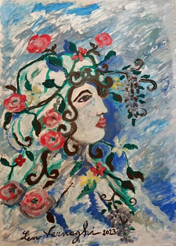 La Primavera. Studio n°12 by Len Vernaghi, Painting for Sale on Singulart