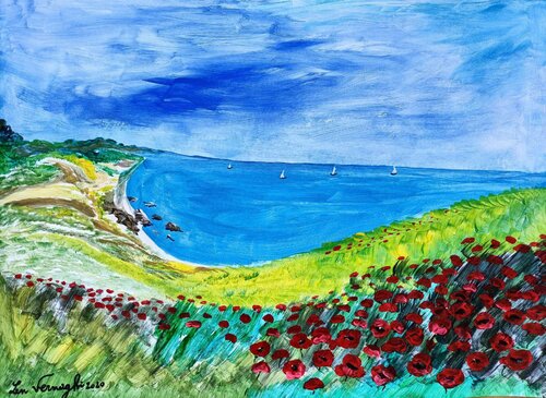 PUNTA ADERCI. VASTO (CH) de Len Vernaghi, Obra en papel a la venta en Singulart