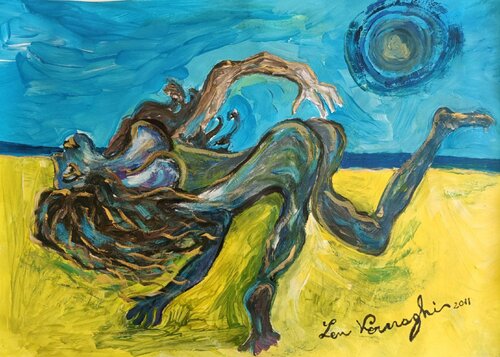 NUDO AL SOLE di Len Vernaghi, Opera su carta in vendita su Singulart