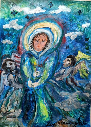 L'ASSUNZIONE IN CIELO DELLA MADONNA di Len Vernaghi, Opera su carta in vendita su Singulart