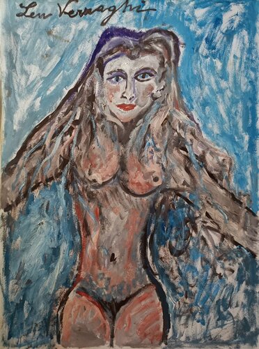 NUDO DI DONNA by Len Vernaghi, Work on Paper for Sale on Singulart