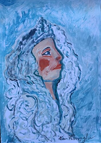 Costume di Malaga di Len Vernaghi, Opera su carta in vendita su Singulart