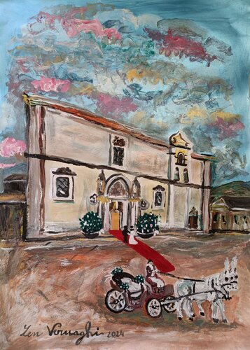 Matrimonio a Sulmona von Len Vernaghi, Werk auf Papier kaufen auf Singulart