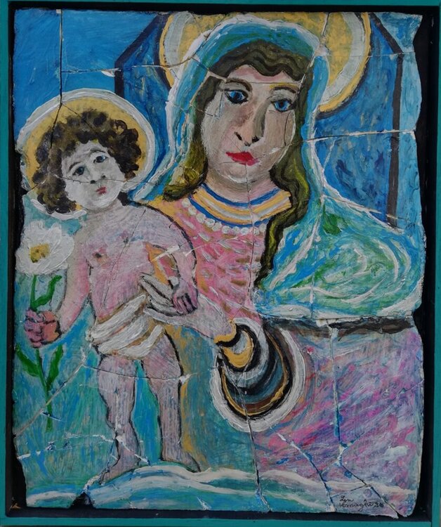 Madonna with child Len Vernaghi