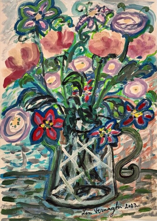 POT DE FLEUR Len Vernaghi