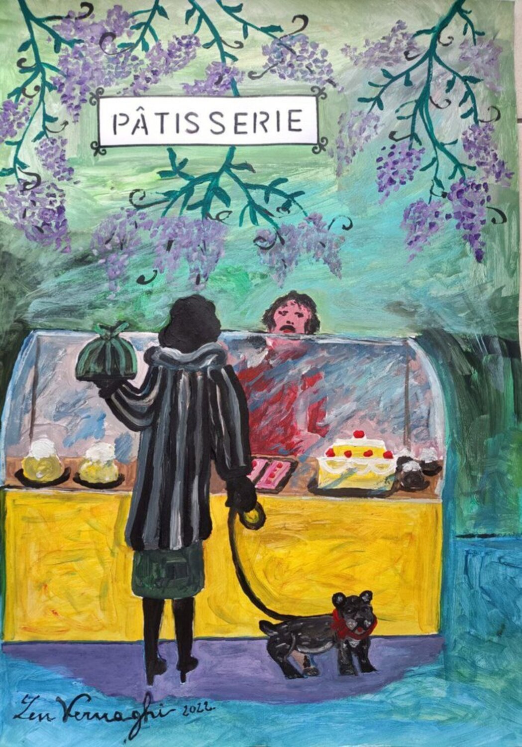 Pâtisserie Len Vernaghi Werk auf Papier zu verkaufen
