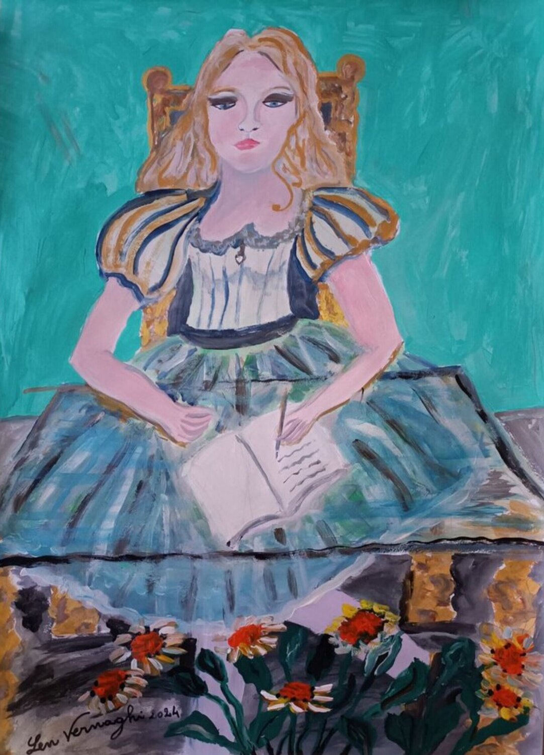 STUDIO: LA POETESSA Len Vernaghi