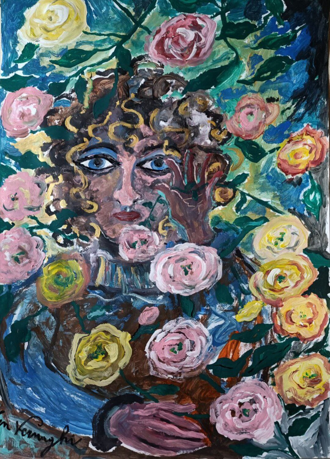 VOLTO TRA LE ROSE Len Vernaghi