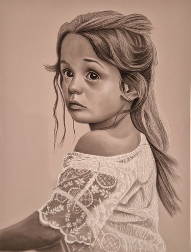 Amal by Sabine KORNATZ, Drawing for Sale on Singulart