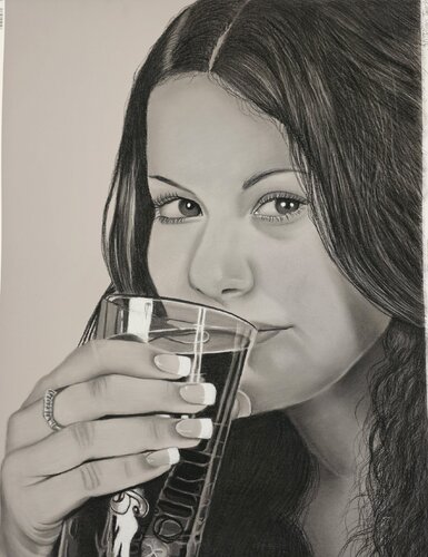 Lydia di Sabine KORNATZ, Disegno in vendita su Singulart