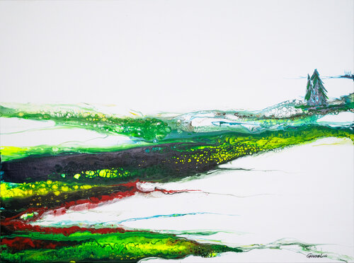 Horizon boréal van Isabelle Gosselin, Schilderij te koop op Singulart