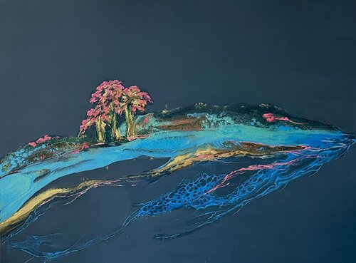 Illusion rosée van Isabelle Gosselin, Schilderij te koop op Singulart